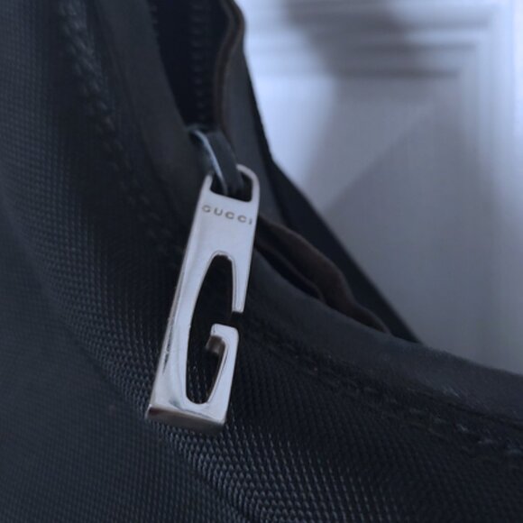 Gucci Jackie vintage canvas/leather shoulder bag EUC - Picture 2 of 13